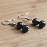 Boucles d'oreilles 2 perles